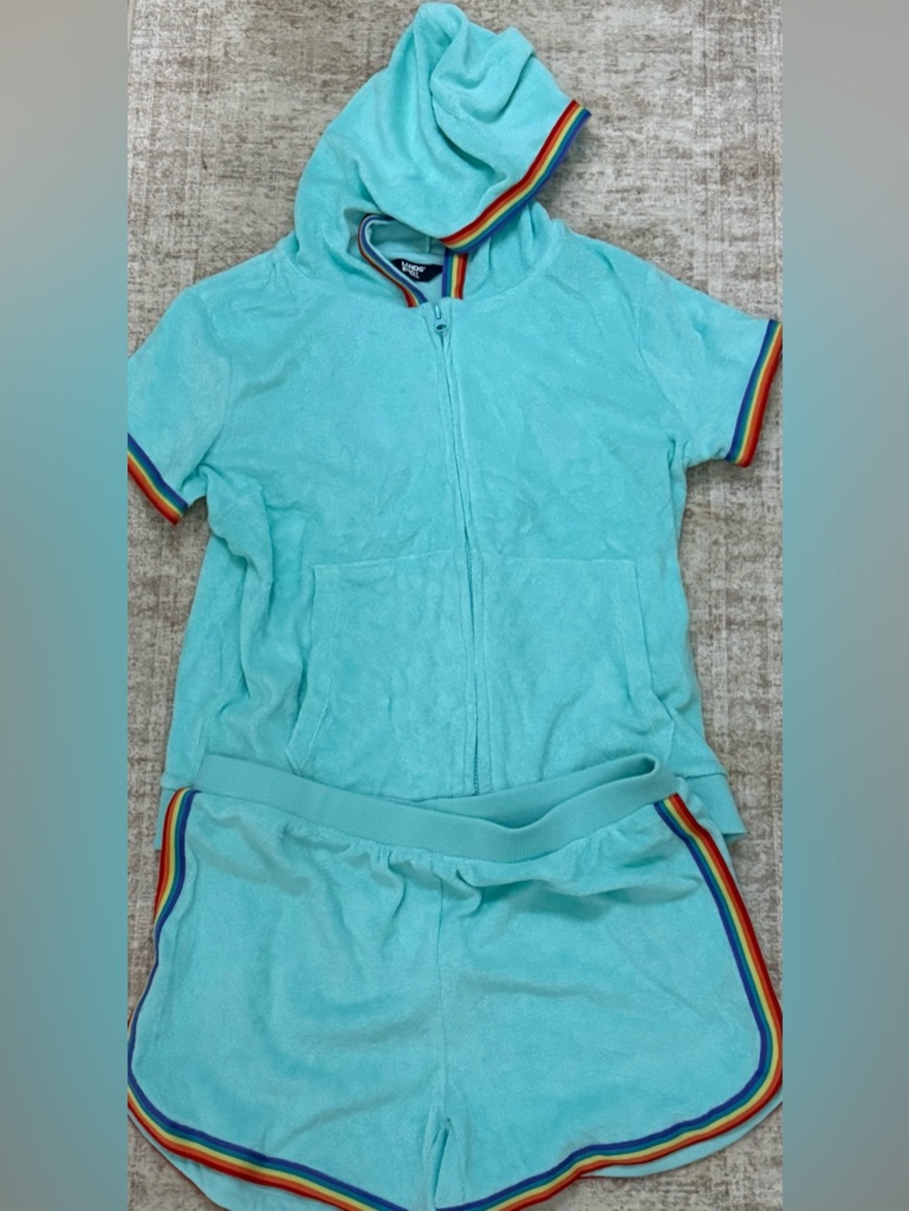 Lands' End Aqua Terry Set